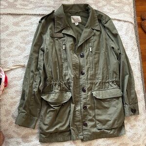 Olive Green Military Style Banana Republic Jacket